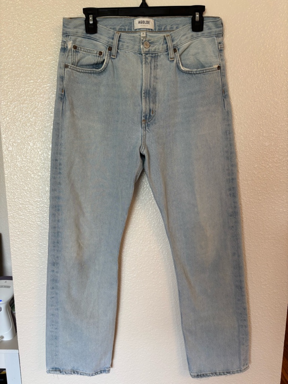 AGOLDE 100% Organic Cotton Mia Jeans in Scene - Picture 3 of 8